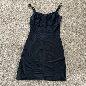 Goth pleather dress size small/ rockabilly, dress dress biker dress